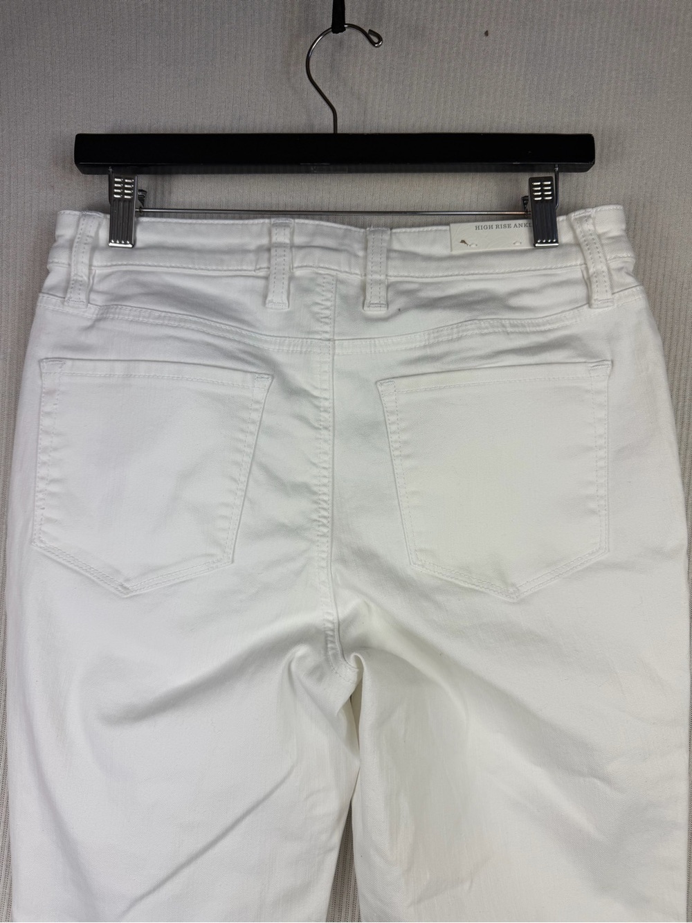 Tommy Bahama Ella Twill High Rise Ankle Jeans White Size 6/28 NWT Stretch Denim - Picture 7 of 16